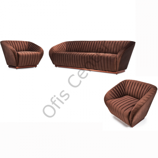 Mozart 1 Üçlü 2 Tekli Kanepe Takımı